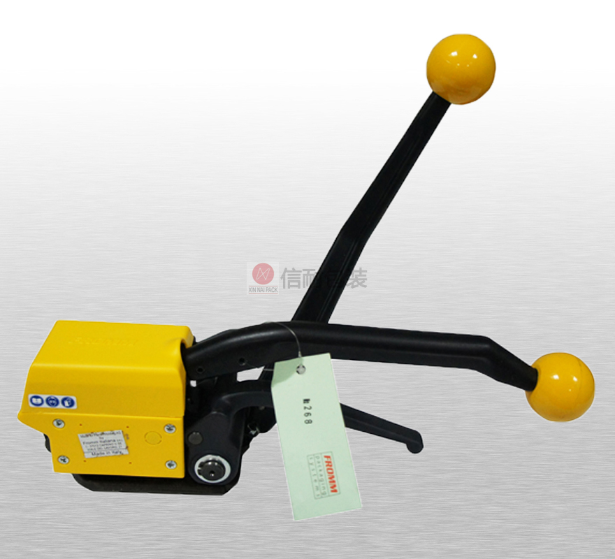 A333（黃）意大利進(jìn)口手動(dòng)免扣鋼帶打包機(jī)